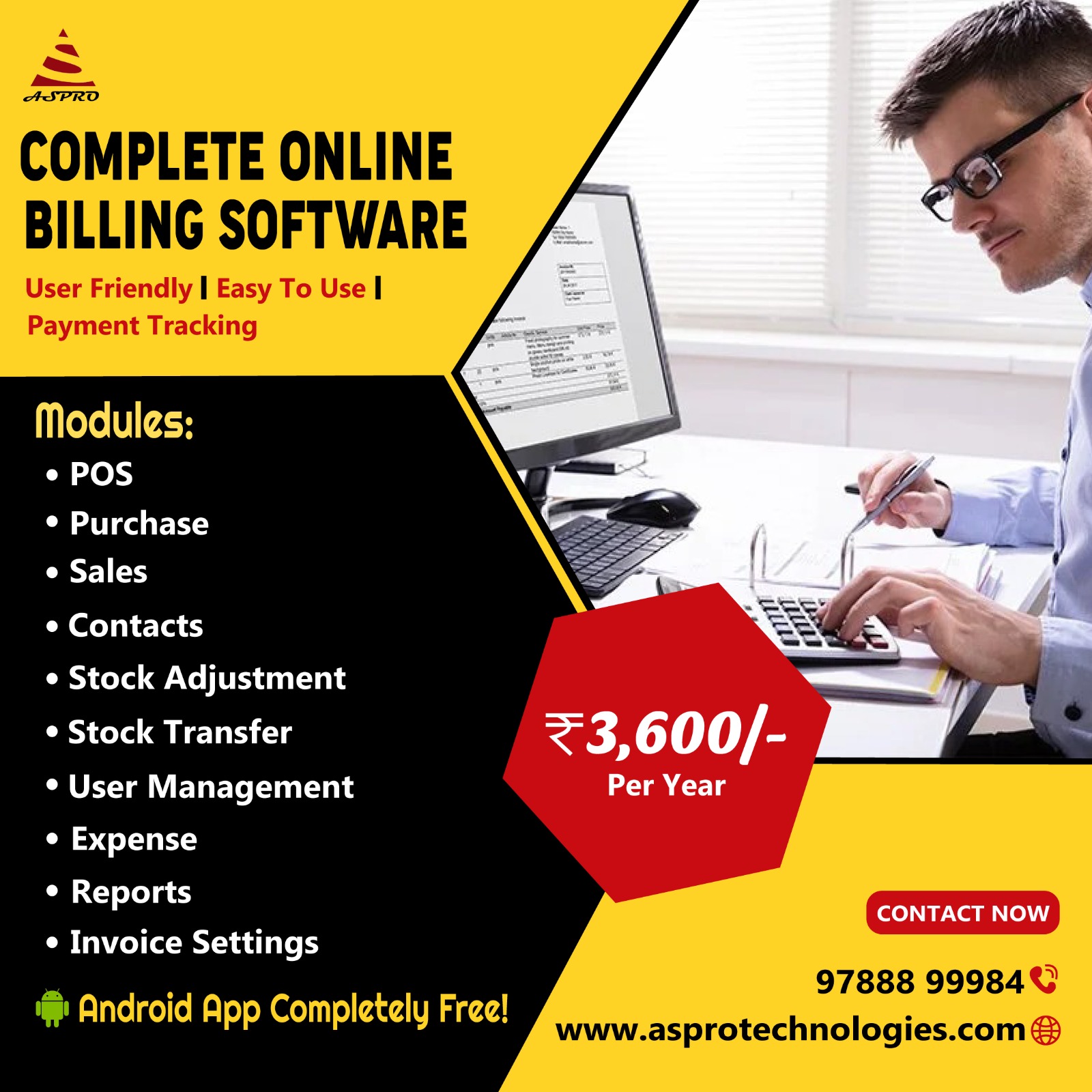 Complete Online Billing Software in Nagercoil , Complete Online Billing Software in Kanyakumari , Complete Online Billing Software in TamilNadu
